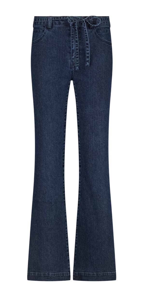 Jeans met subtiele glans Tramontana